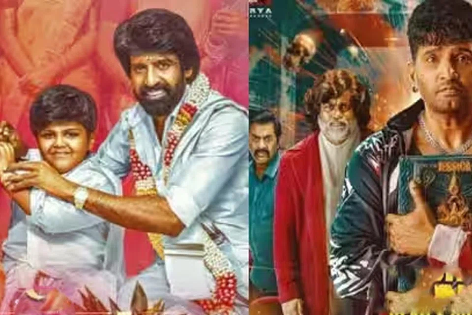 சூரி, சந்தானம் நடித்த படங்கள் ஒரே நாளில் வெளியாயின.