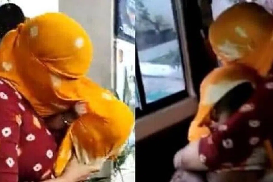 கைதான தாய்.