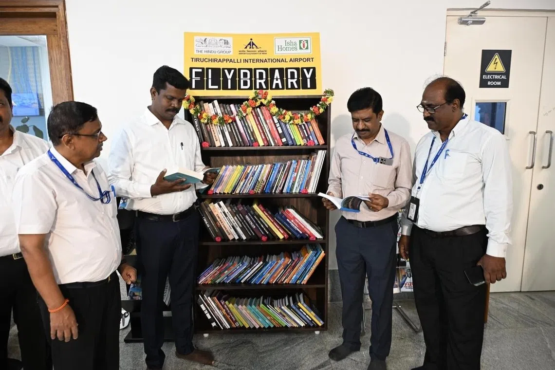 இந்திய விமான நிலையங்களில் இலவச நூலக சேவை
