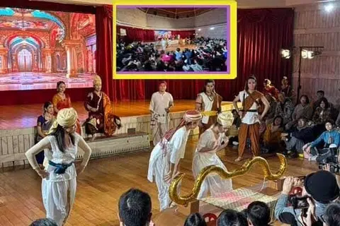 பெய்ஜிங்கில் உள்ள இந்தியத் தூதரகத்தில் ராமாயண நடன நாடகம் படைக்கப்பட்டது.