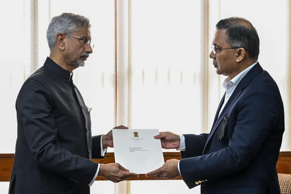 இந்திய வெளியுறவு அமைச்சர் சுப்பிரமணியம் ஜெய்சங்கர் கடந்த டிசம்பர் 31ஆம் தேதி 2025 தேசியவாதக் கட்சியின் (BNP) இடைக்காலத் தலைவர் தாரிக் ரஹ்மானைச் சந்தித்து பங்ளாதேஷின் முன்னாள் பிரதமரும் அவரது தாயாருமான கலீதா ஜியாவின் மறைவுக்கு இரங்கல் தெரித்தார்.
