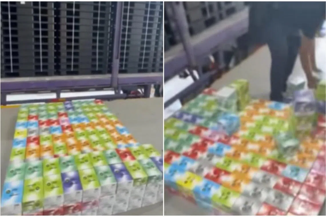 2,200க்கும் மேற்பட்ட மின்சிகரெட் பொருள்கள் பறிமுதல்