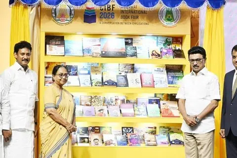 சென்னை பன்னாட்டுப் புத்தகத் திருவிழா நிறைவு விழாவில், தமிழ்நாடு பாடநூல், கல்வியியல் பணிகள் கழகம் மற்றும் பொது நூலகத் துறையின் மூலமாக தமிழ்நாடு முதலமைச்சர் மு.க.ஸ்டாலில் 84 நூல்களை வெளியிட்டார்.