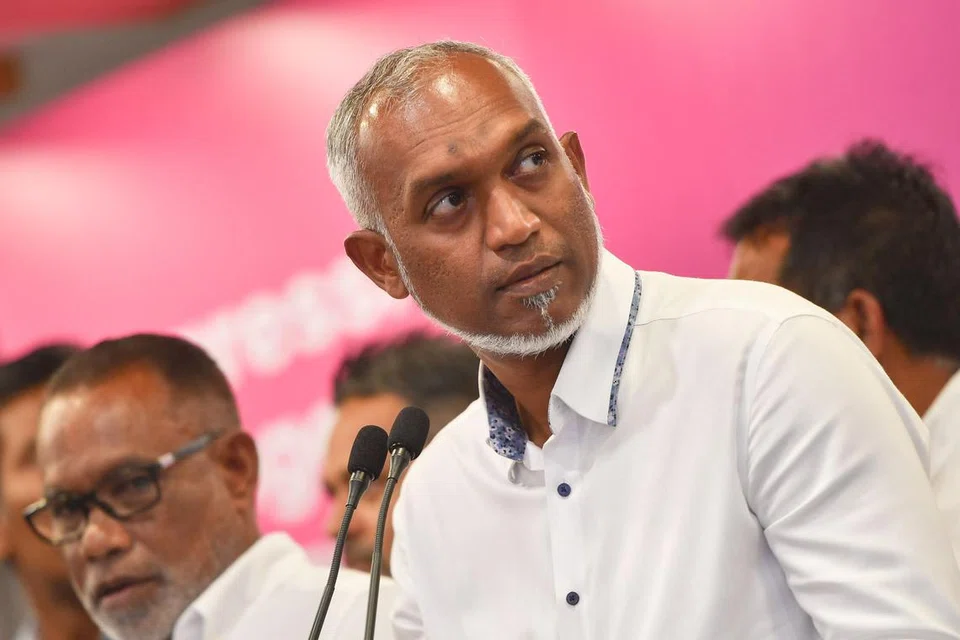 மக்கள் தேசிய காங்கிரஸ் தலைவர் முகம்மது முய்சு, சீனாவுக்கு ஆதரவாகச் செயல்படுவார் என எதிர்பார்க்கப்படுகிறது.