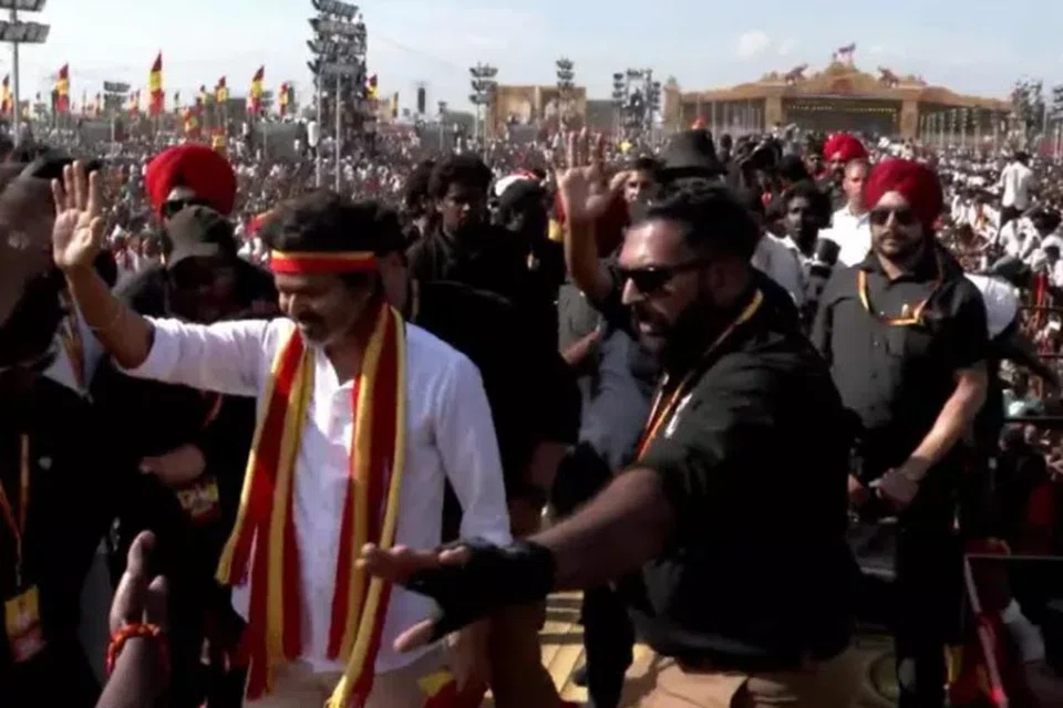 மாநாட்டுக்கு வந்த தவெக தலைவர் விஜய்.