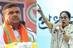 சுவேந்து அதிகாரி, மம்தா பானர்ஜி.