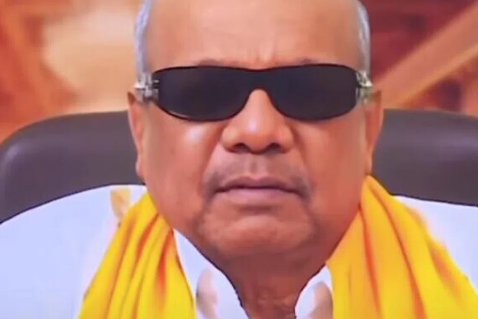 ‘டீப் ஃபேக்’ மூலம் காலஞ்சென்ற முதல்வர் கருணாநிதி பேசுவது போன்ற காணொளி வெளியிடப்பட்டது.