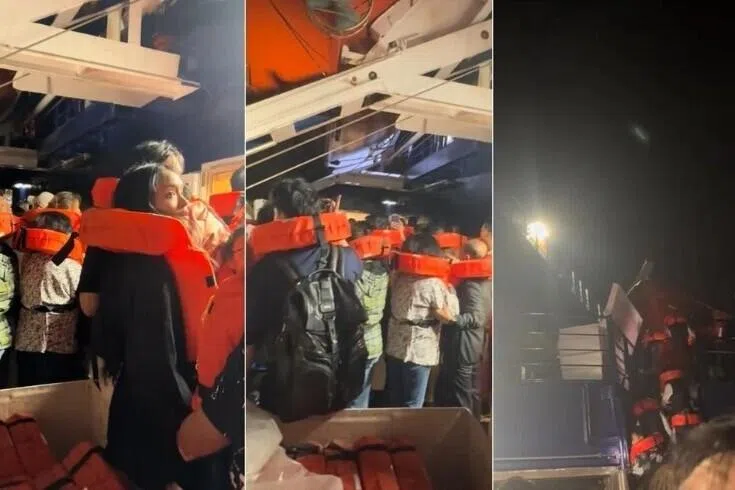 உண்மையிலேயே பயங்கரமாக இருந்தது: தீ மூண்ட உல்லாசக் கப்பலில் இருந்த பயணி