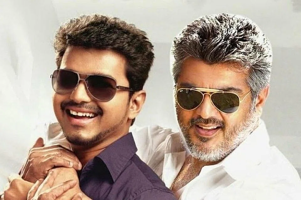 நடிகர்கள் விஜய், அஜித்.
