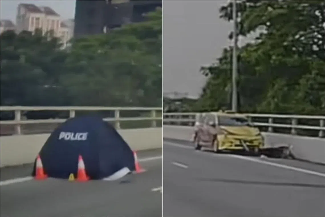 விரைவுச்சாலை விபத்தில் மோட்டார்சைக்கிளோட்டி மரணம் 