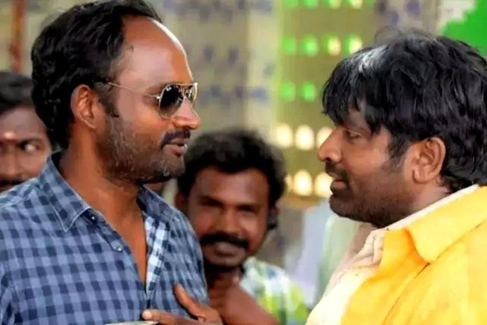 இயக்குநர் மணிகண்டன், விஜய் சேதுபதி.
