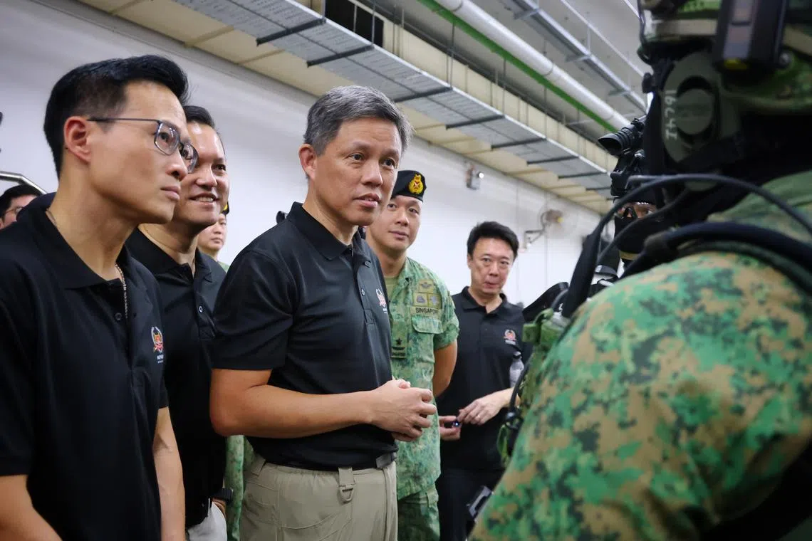 சிங்கப்பூர் ஆயுதப்படை தொடர்ந்து தயார்நிலையில் உள்ளது: சான் சுன் சிங்