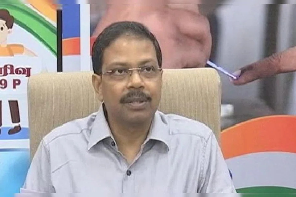 தமிழகத் தலைமைத் தேர்தல் அதிகாரி சத்யபிரதா சாகு.