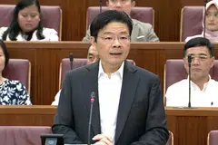 நிதி அமைச்சர் லாரன்ஸ் வோங், 2024 பிப்ரவரி 16ஆம் தேதி நாடாளுமன்றத்தில் வரவுசெலவுத் திட்ட அறிக்கையை வெளியிடுகிறார்.