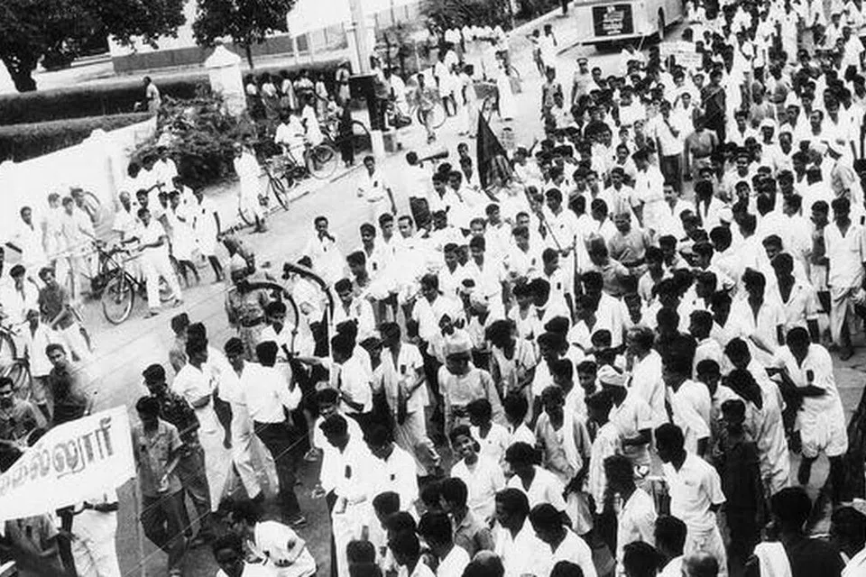 தேர்தலில் இந்தி எதிர்ப்புப் போராட்டம் மக்களிடையே கடுமையான தாக்கத்தை ஏற்படுத்தியிருந்தது.