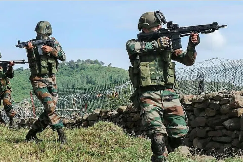 எல்லையில் பாதுகாப்புப்படையினர்.