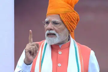 டெல்லி செங்கோட்டையில் வெள்ளிக்கிழமை (ஆகஸ்ட் 15) இந்தியாவின் 79வது சுதந்திர தினத்தின்போது நாட்டு மக்களுக்கு உரை நிகழ்த்தினார் பிரதமர் நரேந்திர மோடி.