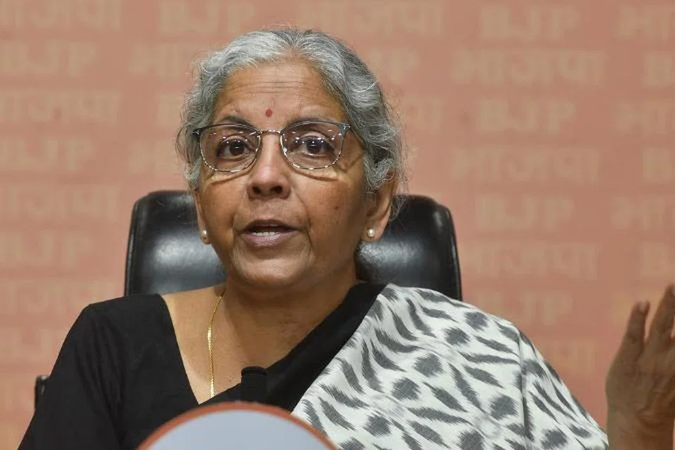 இந்திய நிதி அமைச்சர் நிர்மலா சீதாராமன்.