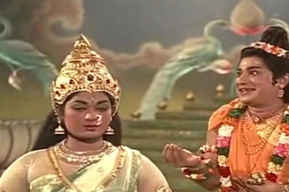 ‘சரஸ்வதி சபதம்’ படத்திலிருந்து ஒரு காட்சி.