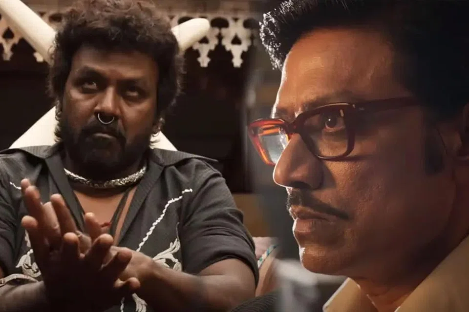 ‘ஜிகிர்தண்டா-2’ படத்தில் லாரன்ஸ், எஸ்.ஜே. சூர்யா.