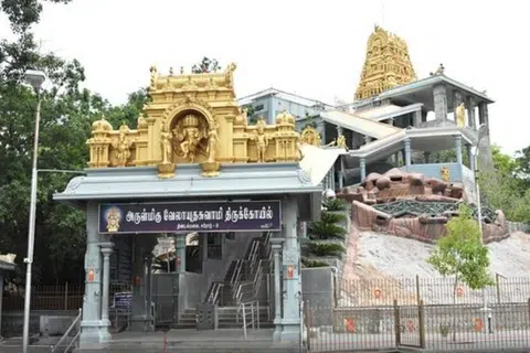 ஆக உயரமான முருகன் சிலை நிறுவப்படவிருக்கும் திண்டல் மலை முருகன் கோவில்.