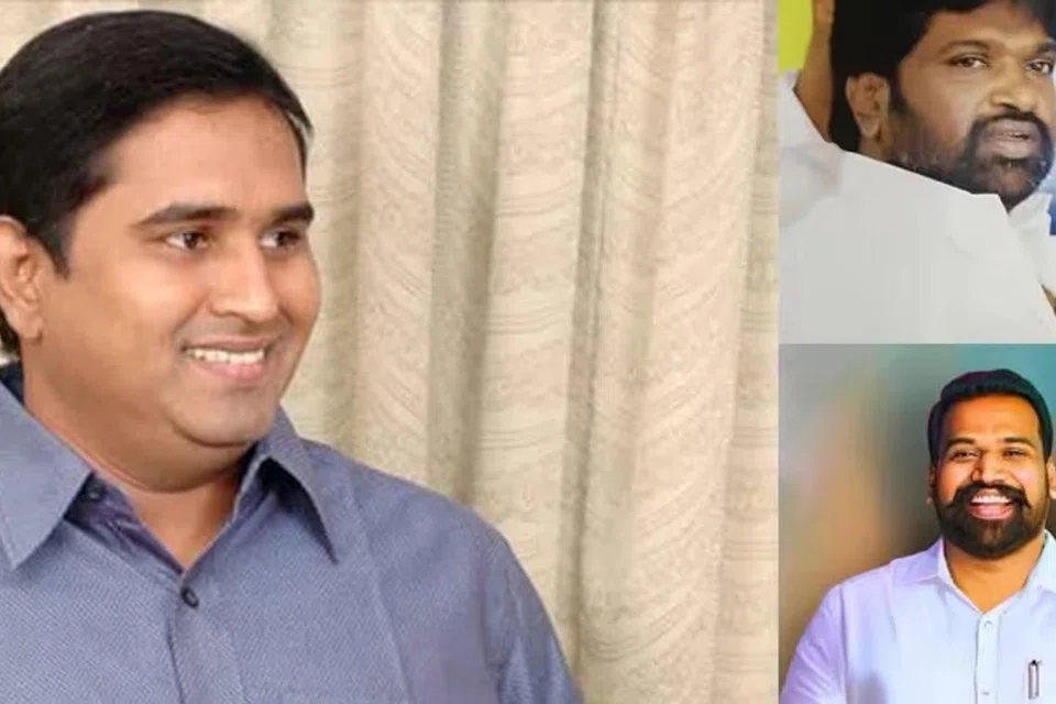 கொலைசெய்யப்பட்ட ஆம்ஸ்ட்ராங், ரவுடி நாகேந்திரன்(மேல் படம்) அவரின் மகன் அஸ்வத்தாமன் (கீழ்ப்படம்)