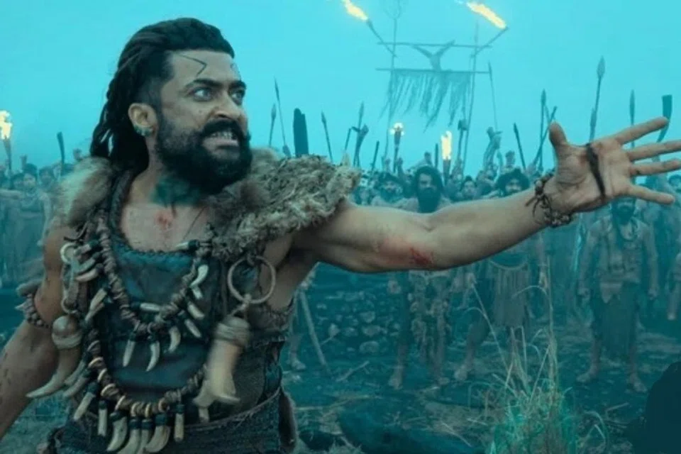  ‘கங்குவா’ படக் காட்சியில் நடிகர் சூர்யா.