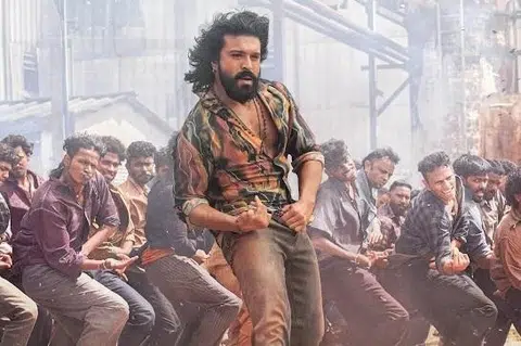 ராம் சரண் நடித்துவரும் ‘பெத்தி’ படக்காட்சி.