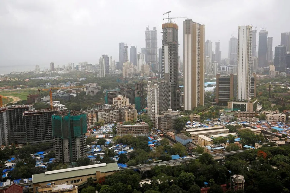 இந்தியாவின் மும்பை நகரக்காட்சி.