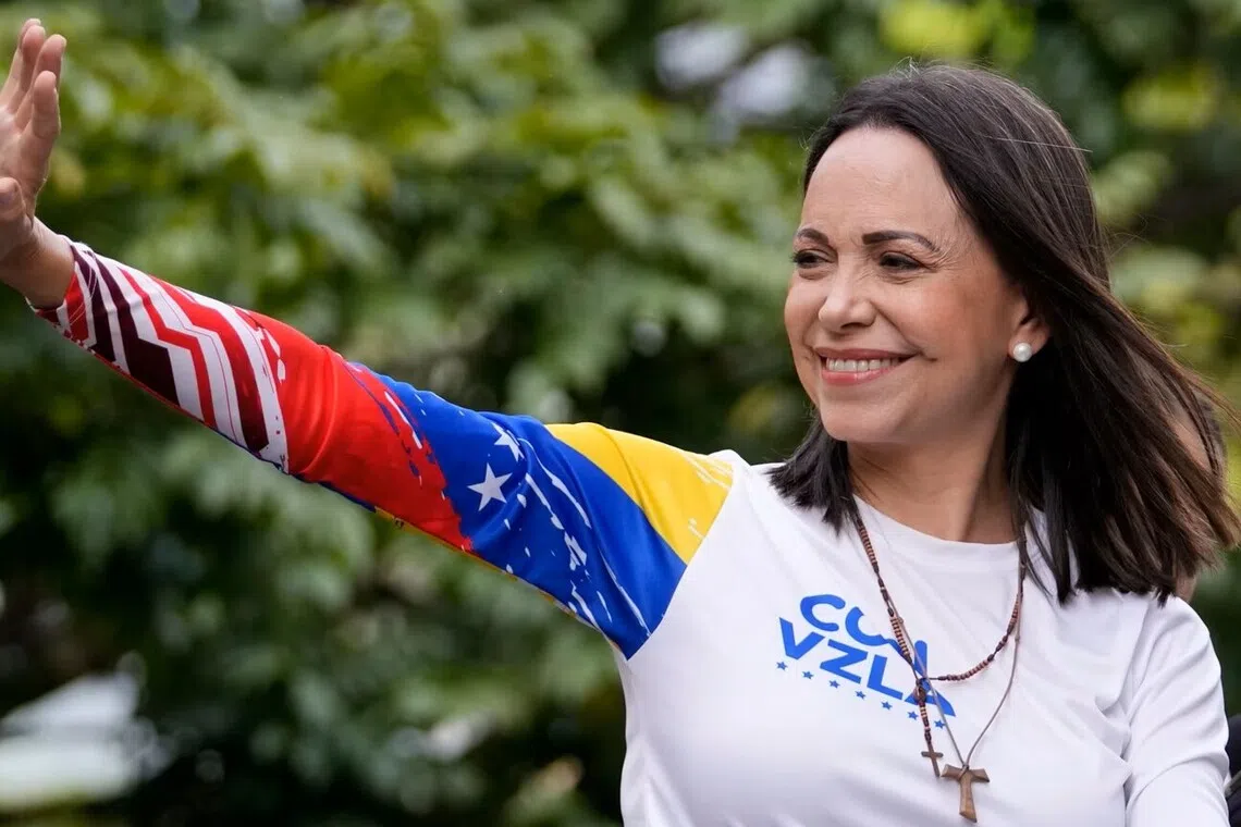 வெனிசுவேலா பெண்மணிக்கு அமைதிக்கான நோபெல் பரிசு