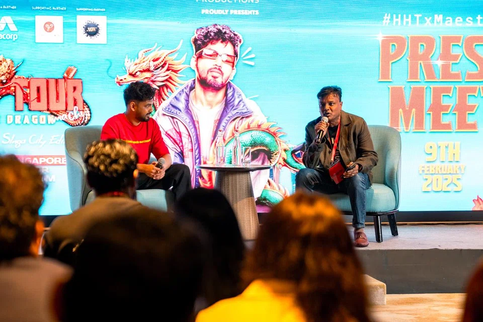 ‘ஹிப்ஹாப்’ தமிழா படைக்கவுள்ள ‘ரிட்டர்ன் ஆஃப் த டிராகன் மச்சி’ நேரடி இசை நிகழ்ச்சியை முன்னிட்டு சிங்கப்பூர் வந்திருந்த ஆதி, பிப்ரவரி 9ஆம் தேதி நடைபெற்ற செய்தியாளர்கள் சந்திப்பில் பங்கேற்றார்.
