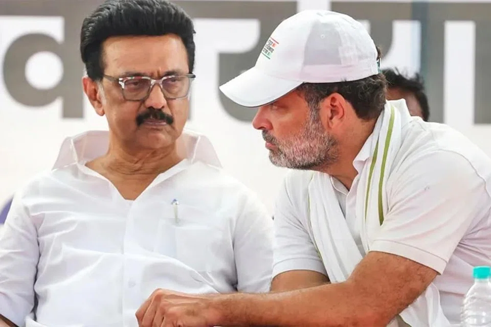 முதல்வர் மு.க. ஸ்டாலின், மக்களவை எதிர்க்கட்சித் தலைவர் ராகுல் காந்தி.
