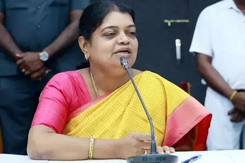 தமிழக மகளிர் உரிமைத்துறை அமைச்சர் கீதாஜீவன்.