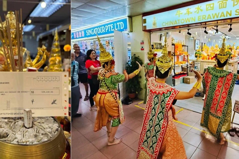 டோட்டோவில் வென்ற காசோலையின் படத்தை இணையத்தில் மாது வெளியிட்டிருந்தார்.