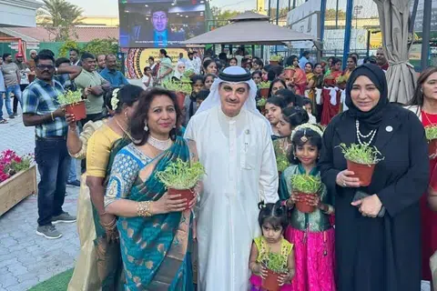 ஐக்கிய அரபுச் சிற்றரசுகள் தமிழ்ச் சங்கத்தின் பொங்கல் கொண்டாட்டம். 