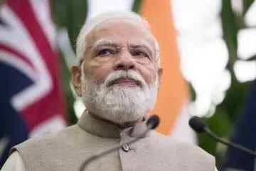 இந்தியப் பிரதமர் நரேந்திர மோடி.