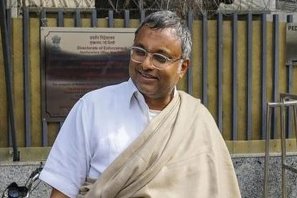 காங்கிரஸ் நாடாளுமன்ற உறுப்பினர் கார்த்தி சிதம்பரம்.