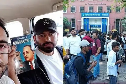 டெல்லி போராட்டத்தில் கலந்துகொள்ள கரப்பான்பூச்சி மக்கள் கட்சியின் தலைவர் அபிஜித் திப்கே இந்தியா வந்தடைந்தார்.
