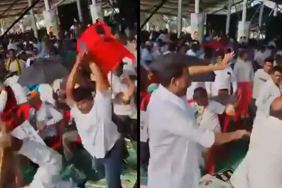 ராஞ்சியில் நடைபெற்ற ‘இண்டியா’பிரம்மாண்ட கூட்டணியின் பிரம்மாண்ட பொதுகூட்டத்தில் இரு கட்சியினர் இடையே மோதல் வெடித்தது.
