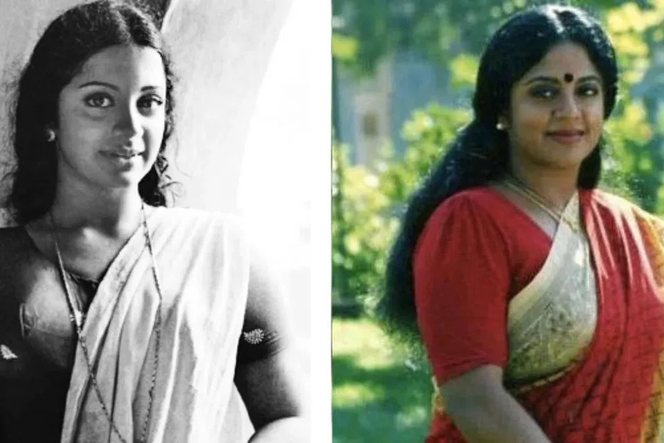 நடிகை ஸ்ரீவித்யா.