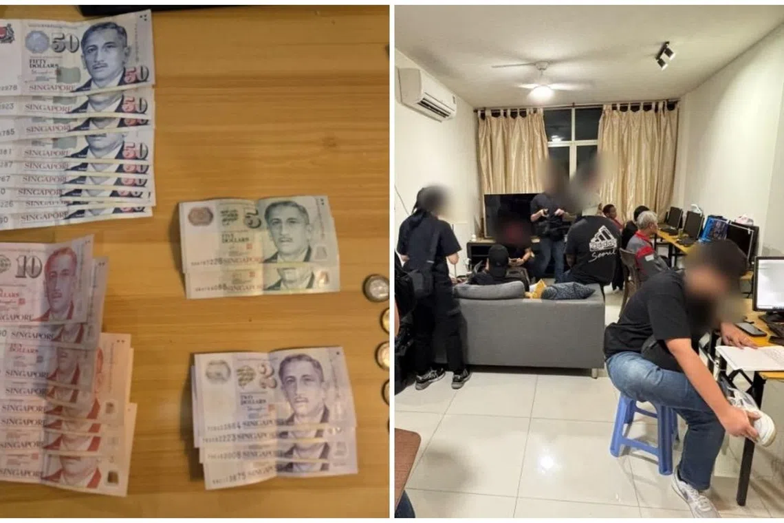 கேலாங்கில் அமலாக்க நடவடிக்கை; 
16 வயது இளையர் உட்பட 22 பேர் கைது 