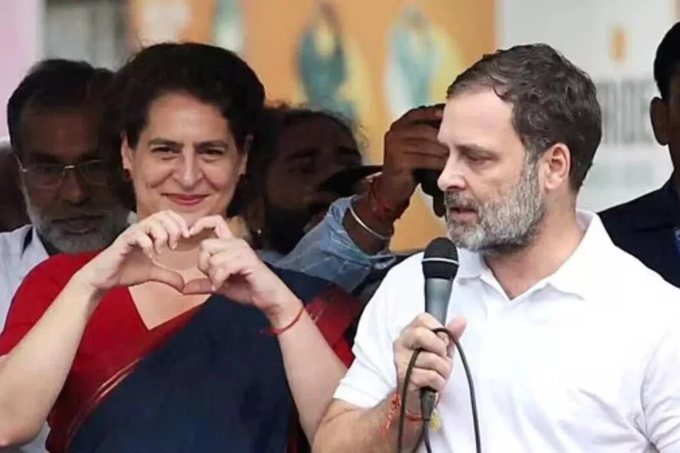 பிரியங்கா காந்தி, ராகுல் காந்தி.