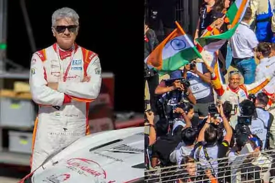 மீண்டும் கார் பந்தயத்தில் வெற்றி பெற்றது அஜித் அணி