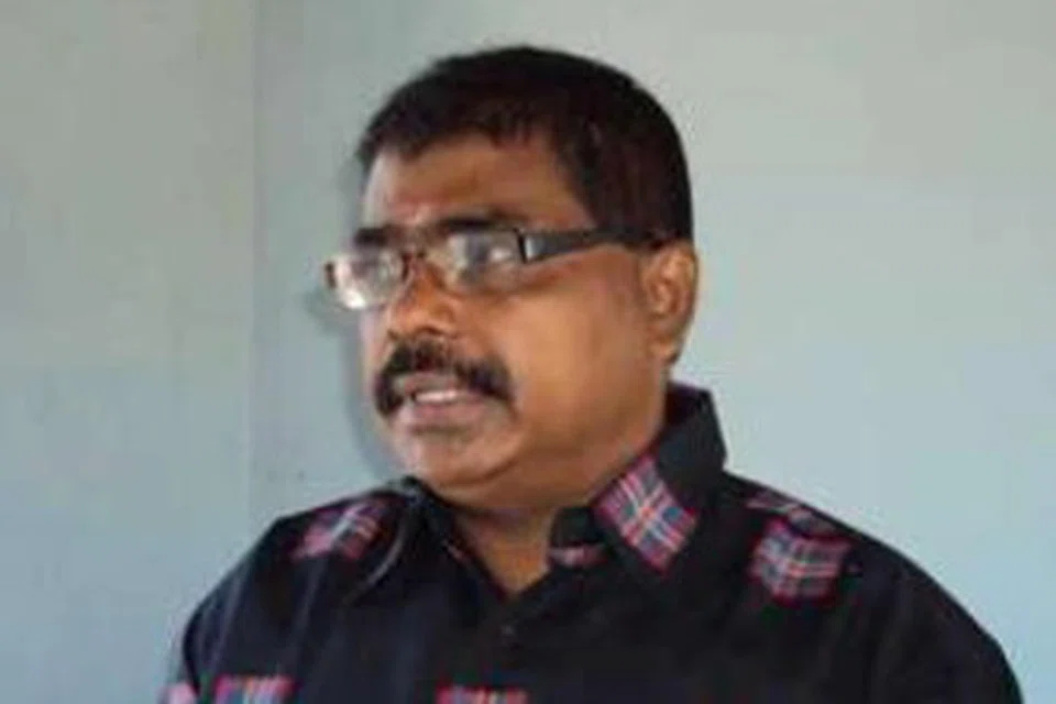 38 வேட்பாளர்களில் ஒருவரான பி. அரியநேத்ரன்.
