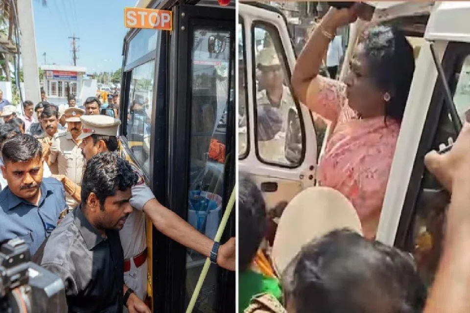 தடையை மீறி போராட்டம் நடத்தியதாக பாஜக மாநில தலைவர் அண்ணாமலை, தமிழிசை, நயினார் நாகேந்திரன், வானதி சீனிவாசன் உட்பட பாஜகவினர் சுமார் 1,100 பேர் மீது சென்னை காவல்துறை வழக்குப் பதிவு செய்துள்ளது.
