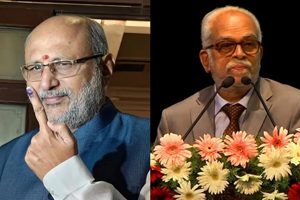சி.பி.ராதாகிருஷ்ணன், நீதிபதி சுதர்ஷன் ரெட்டி.