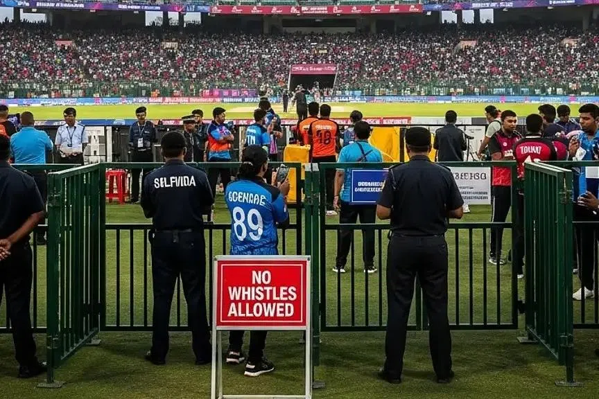 சேப்பாக்கம் மைதானத்தில் விசில் பறிமுதல்: அரசியல் காரணமா அல்லது பாதுகாப்பு நடவடிக்கையா?