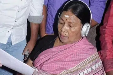 காலஞ்சென்ற நடிகை மனோரமா.