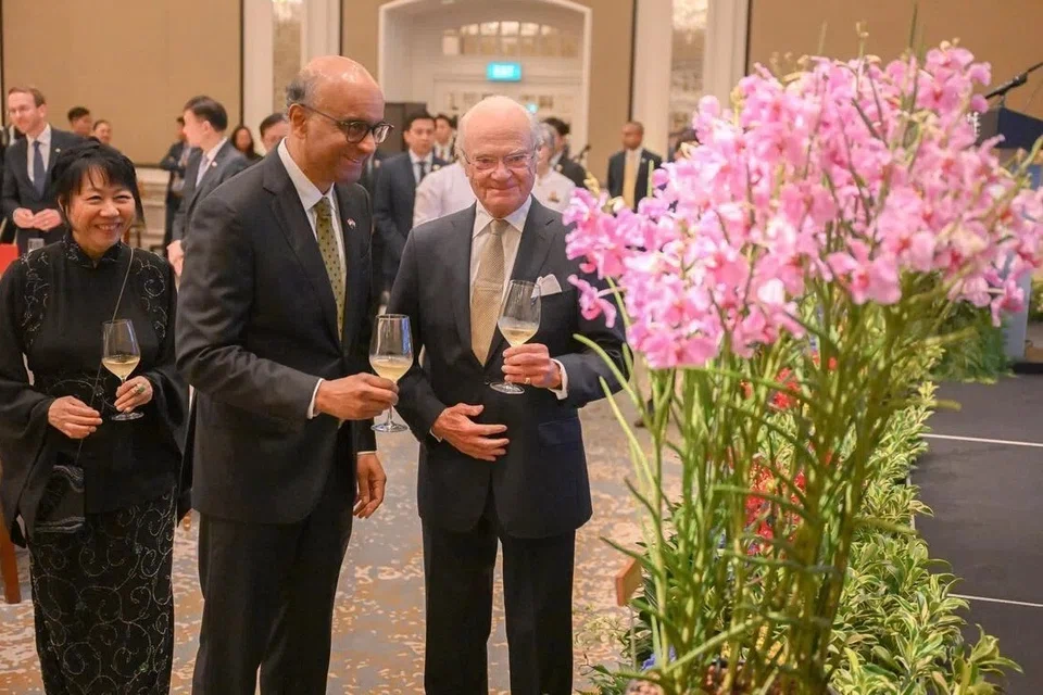 2024 நவம்பரில் சிங்கப்பூருக்கு வந்த சுவீடன் மன்னர் கார்ல் அழைப்பு விடுத்ததையடுத்து அதிபர் தர்மனின் பயணம் அமைகிறது.