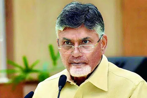 ஆந்திர மாநில முதல்வர் சந்திரபாபு நாயுடு. 